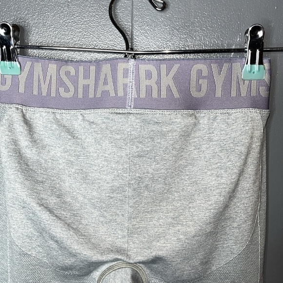 Gymshark Tight Leggings Gray Purple Size Small - Picture 5 of 9